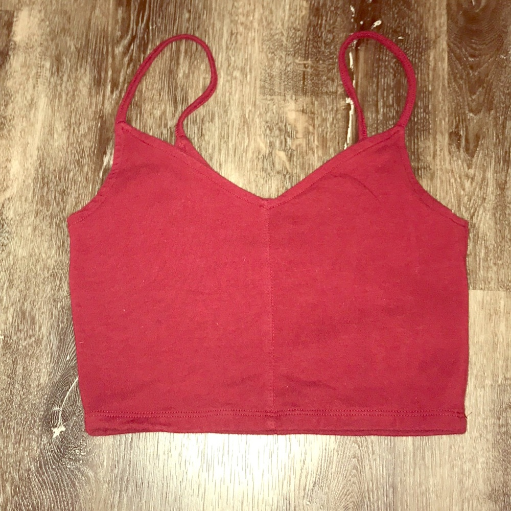 red Hollister crop top!
